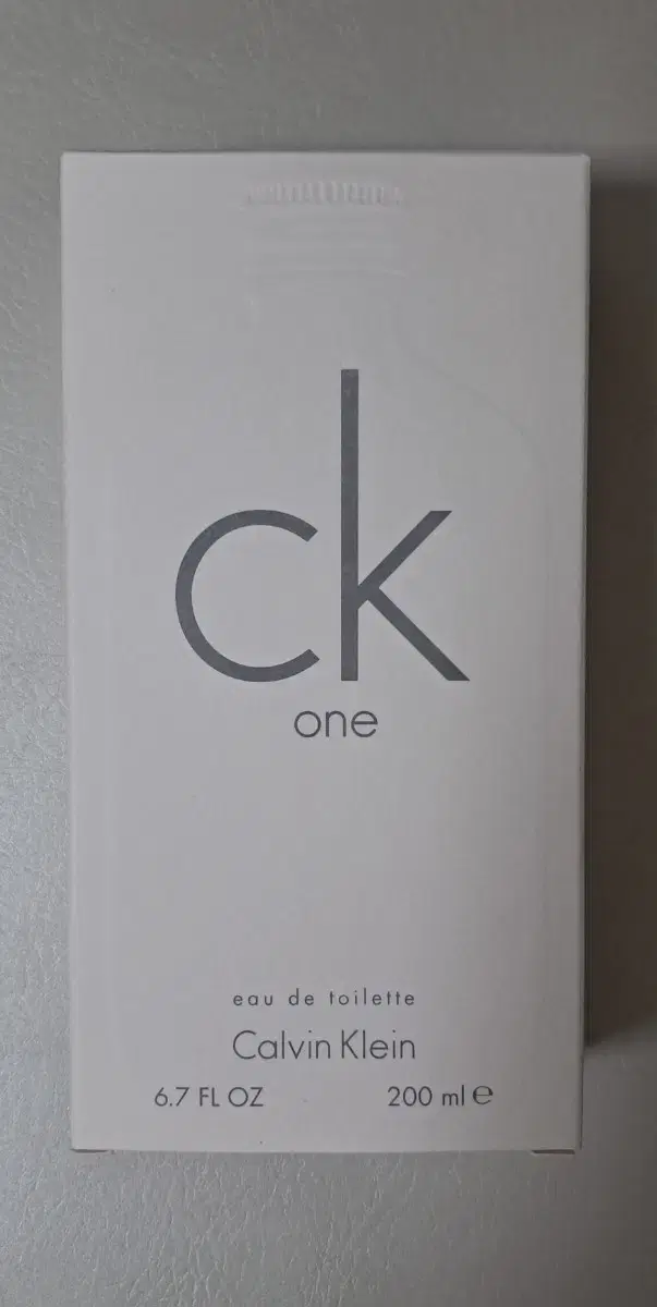 캘빈클라인]ck one EDT 200ml/오드뚜왈렛 남녀공용 향수(새제품